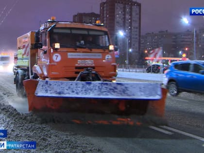 В Казани за прошедшие сутки вывезли 14 тыс. тонн снега