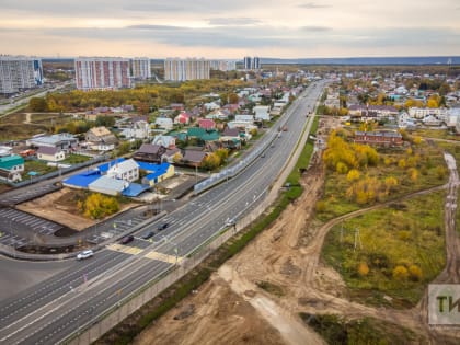 «Масштабный объем работ»: в Казани расширили дорогу на «Салават Купере»