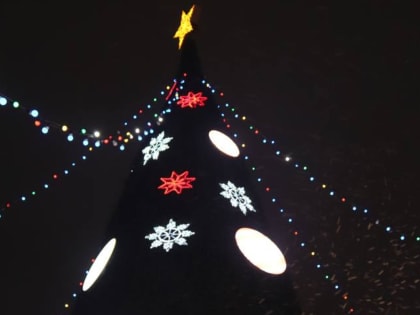 В Зеленодольске состоялось торжественное открытие главной городской ёлки