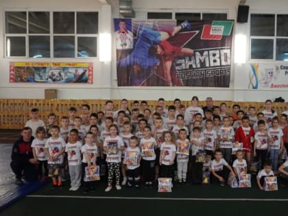 Самбисты района отметили наступающий Новый год