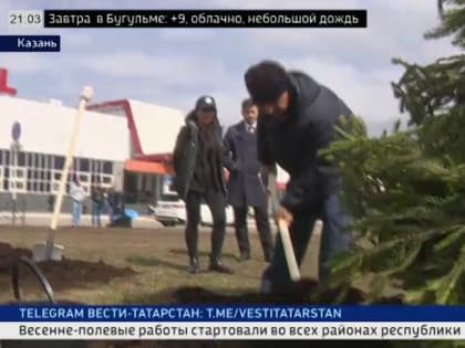 В Татарстане в рамках акции «Сад памяти» сегодня высадили почти 400 тысяч саженцев