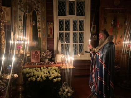Митрополит Кирилл совершил парастас в храме мученицы Параскевы Пятницы села Великодворье