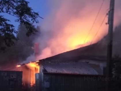 В деревне Ржавец в результате пожара сгорел летний дом