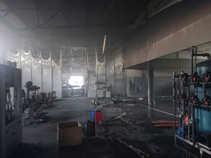 Под Казанью загорелась производственная площадка