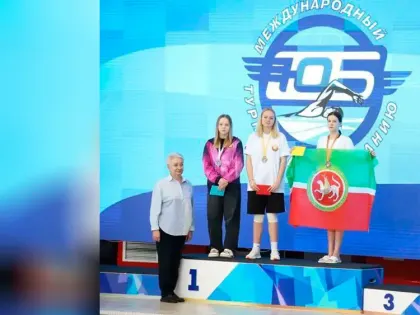 Нижнекамка стала призёром международного турнира по плаванию