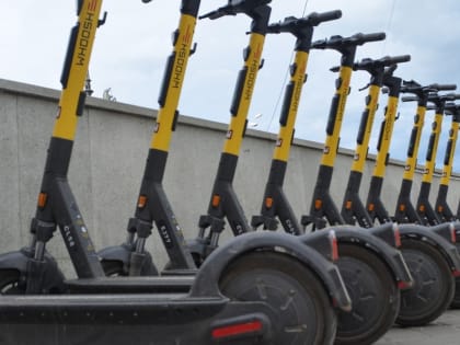 В Казани утвердили схему размещения электросамокатов