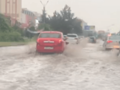 Нижнекамск затопило после дождя