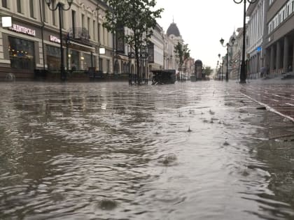 Во вторник в Татарстан вернутся грозы и сильный ветер