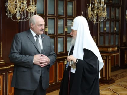 Состоялась встреча Святейшего Патриарха Кирилла с Президентом Республики Беларусь А.Г. Лукашенко