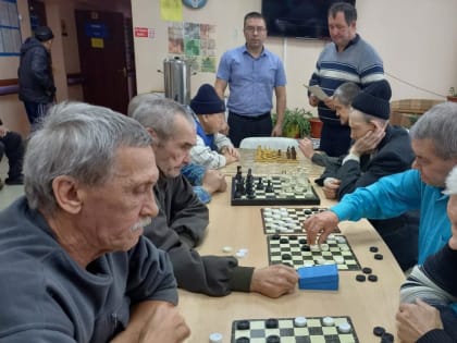 Шахматно - шашечный турнир, соревнование по дартсу среди получателей социальных услуг в ГАУСО «Тукаевский дом- интернат для престарелых и инвалидов» МТЗ и СЗ РТ