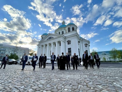 Секретарь Совета безопасности РФ Николай Патрушев посетил Казанский кафедральный собор