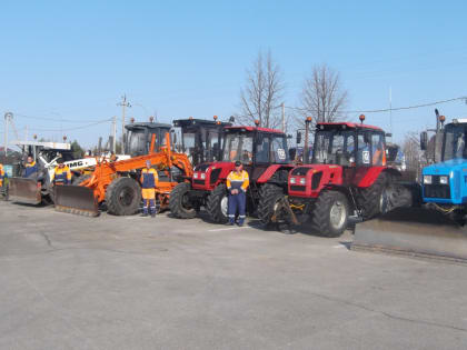 Технический осмотр в Тюлячинском ДРСУ .
