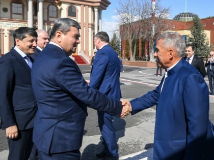 Минниханов прибыл с рабочим визитом в Таджикистан