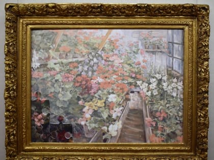 Елабужский музей-заповедник объявил акцию по сбору средств на приобретение картины дочери Ивана Шишкина – Ксении Шишкиной "В теплице"