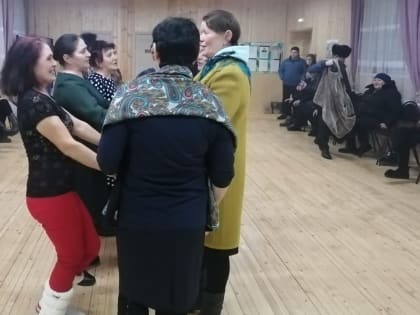 21 января в Тат.Икшурминском СК организовали вечерние посиделки "Как бывало в старину".
