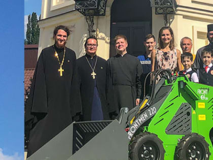 В день праздника для Кафедрального собора Альметьевска пожертвовали многофункциональную спецтехнику – «Frontmen»