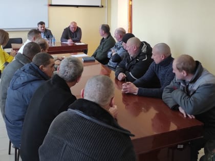 Встреча с трудовым коллективом ООО «Коргуза»