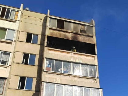 В челнинском многоквартирном доме вспыхнул пожар