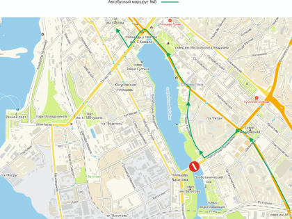 В ночь на 28 сентября в Казани для реконструкции закроют мост через озеро Нижний Кабан