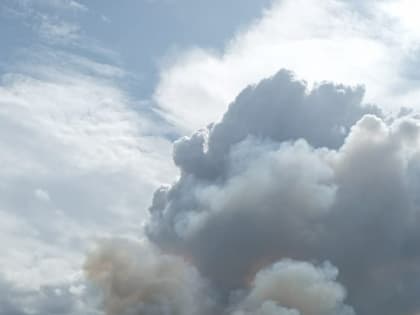 Улицы Альметьевска покрылись пеплом из-за крупного пожара