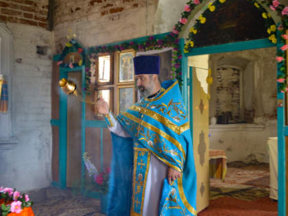 Престольные торжества прошли в Тихвинско-Богородицком храме с. Базяково