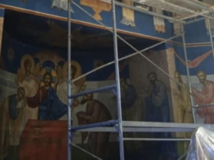 Ремонтные работы в алтарной части храма пророка Илии города Нурлата продолжаются