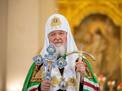 Патриарх благодарит верующих за молитвы о его здоровье