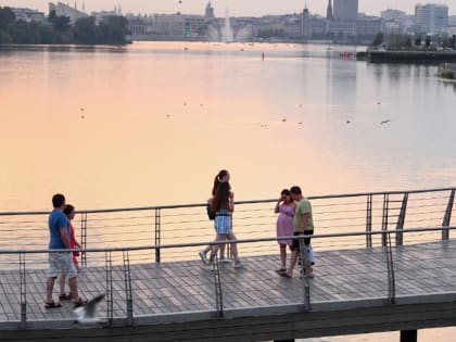 В Казани начали разбирать мост через Кабан