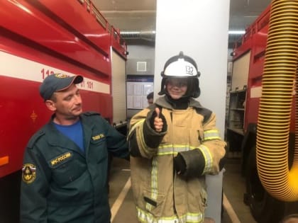 Ученики воскресной школы Свято-Аврамиевского храма побывали на экскурсии в пожарной части Болгара