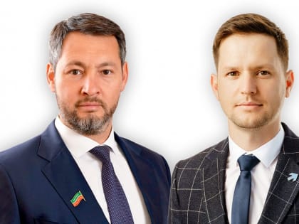 Руслан Нигматулин поздравляет Олега Коробченко с назначением