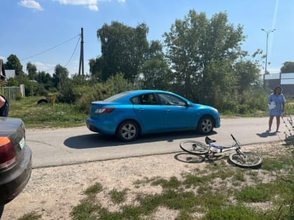 В Казани на улице Залесной 9-летний велосипедист попал под колеса «Мазды»