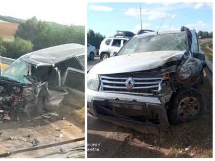 В Татарстане два авто столкнулись лоб в лоб - есть погибший