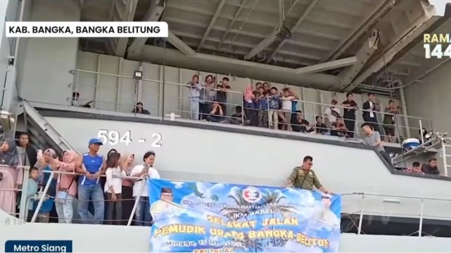 SINERGI LINTAS SEKTOR JEMBATANI RINDU PEMUDIK KE BANGKA BELITUNG