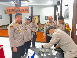 Tak Ada Toleransi Narkoba, Kapolres Sarolangun Instruksikan Pemeriksaan Mendadak.