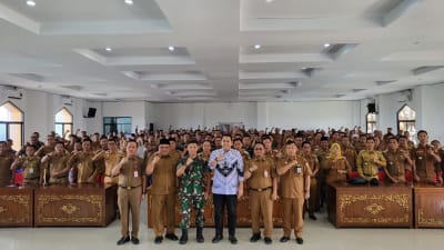 Pimpin Rapat Satgas, Bupati M. Syukur Tegaskan Koperasi Merah Putih Bukan Proyek Cari Untung