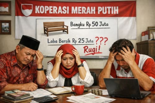 Koperasi Merah Putih Ada di Setiap Desa. Bikin Untung atau Buntung...?? 