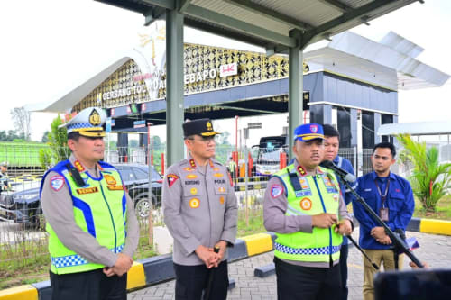 Pastikan Kesiapan Arus Mudik Lebaran 2026, Kakorlantas Polri Bersama Kapolda Jambi Tinjau Tol Bayung Lencir–Tempino