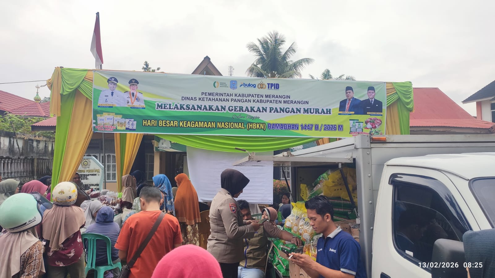 Pemkab Merangin dan Sarolangun Bersama Bulog Ikut Melaksanakan Gerakan Pangan Murah Serentak Se IndonesiaÂ