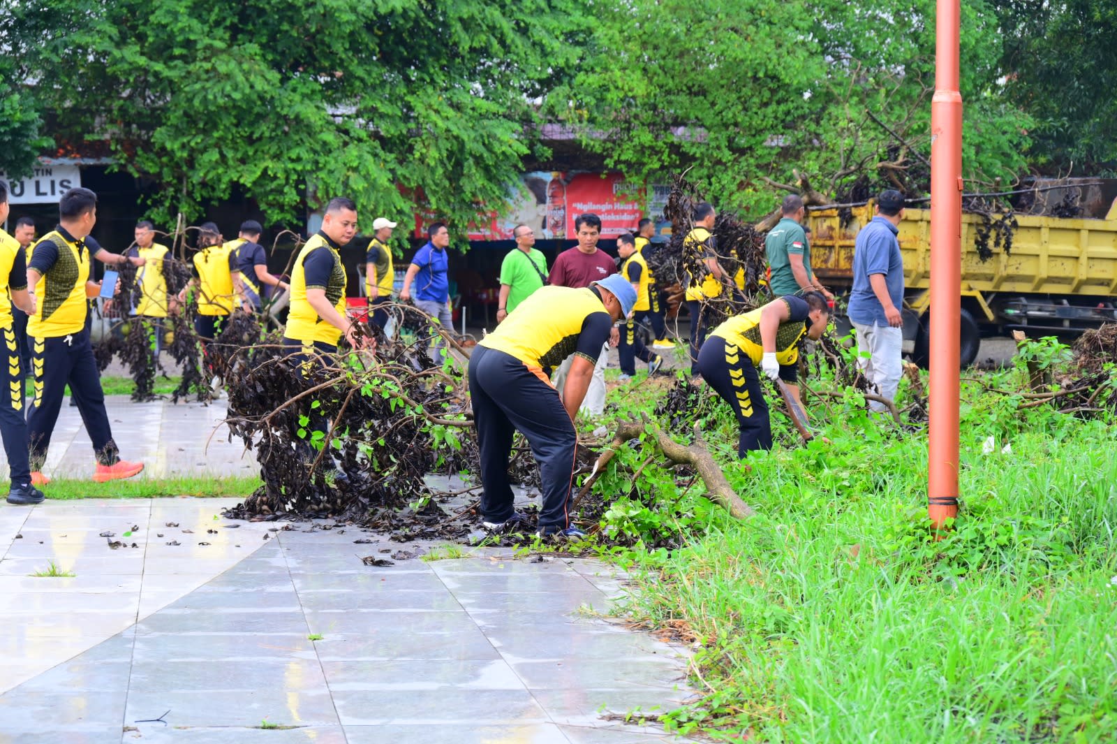 Libatkan Ribuan Personel, Polda Jambi Gelar Aksi Korve Massal Serentak