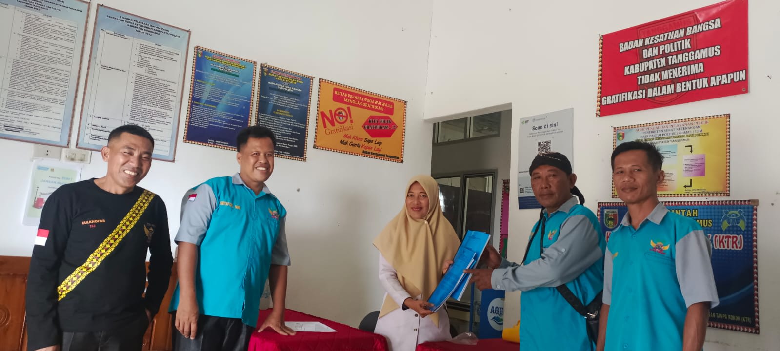 DPD PPAI Kabupaten Tanggamus Resmi Mendaftarkan Diri ke Kesbangpol