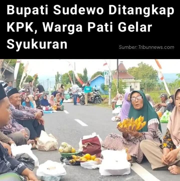 Bupati Sudewo di Tangkap KPK, Warga Pati Stukuran