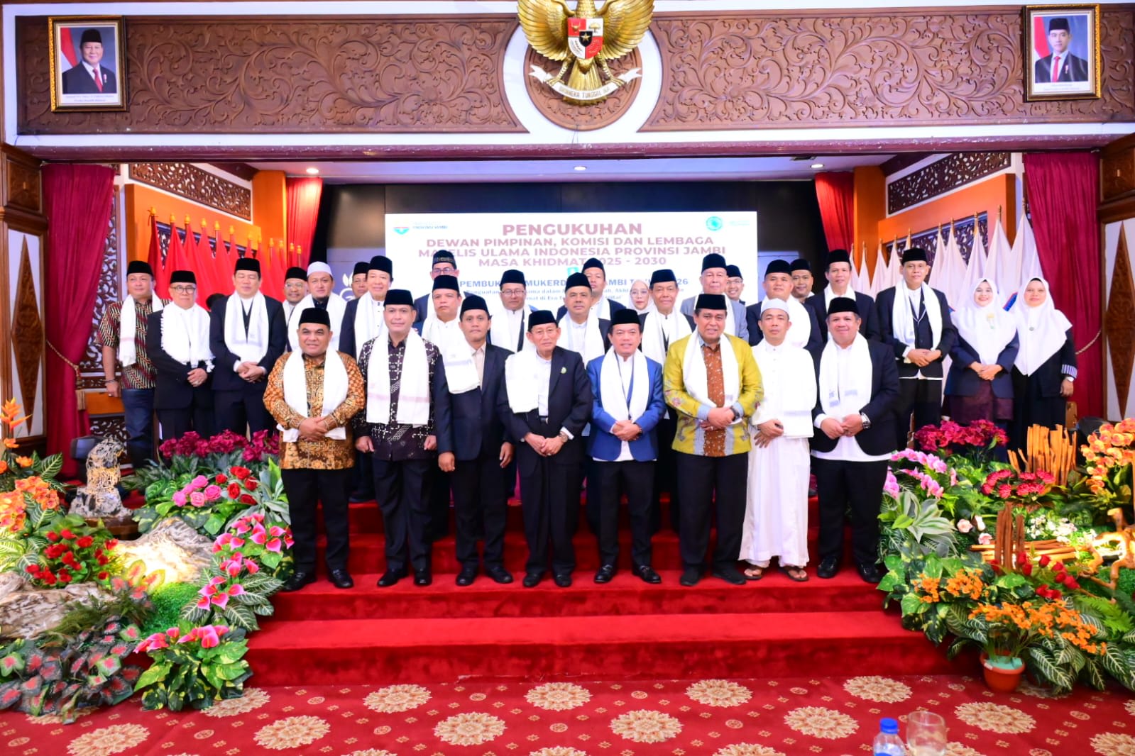 Wakapolda Jambi Hadiri Pengukuhan Pengurus MUI Provinsi Jambi dan Pembukaan Mukerda 2026