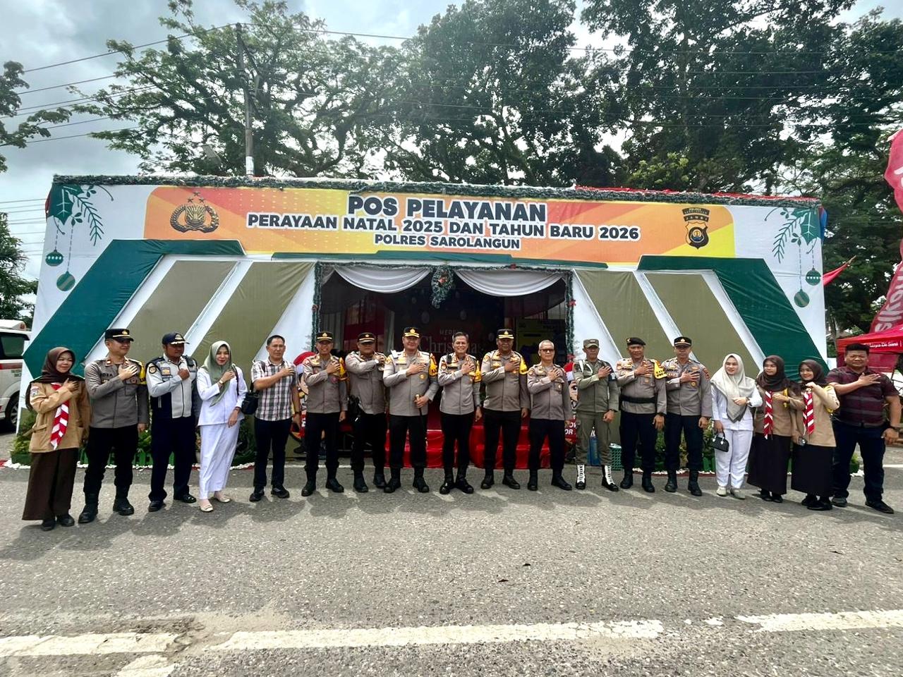 Kasatgas Ops Lilin Polda Jambi, Cek Posyan dan Pospam di Sarolangun.