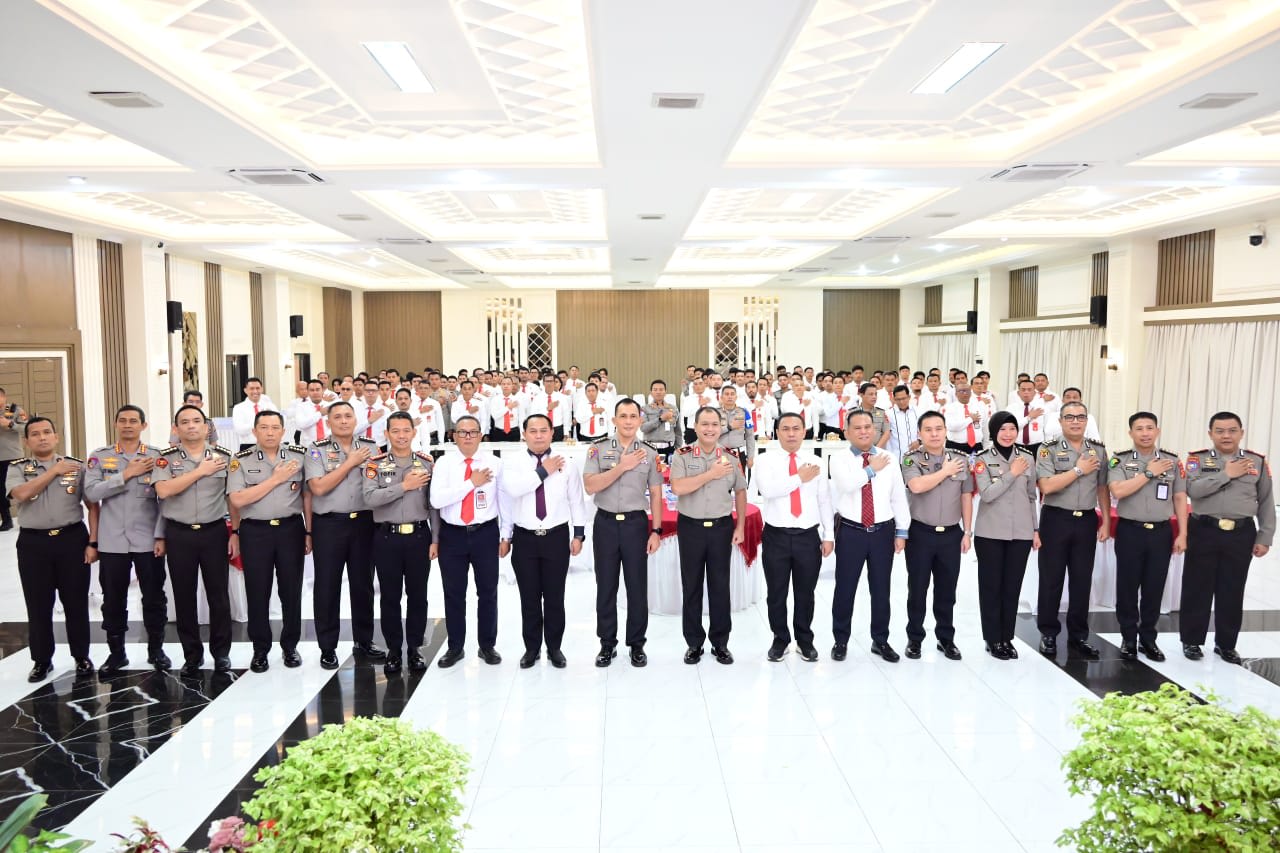 Polda Jambi Menggelar Pembukaan Rakernis Tahun Anggaran 2025