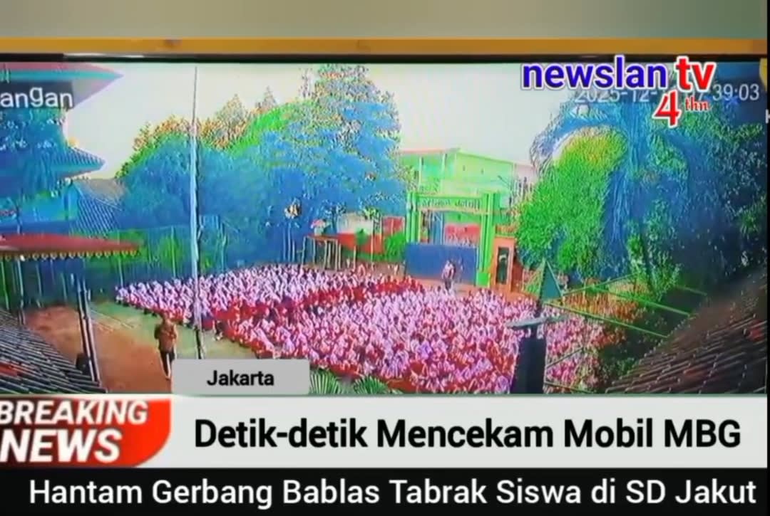 Detik Detik Mobil MBG Menabrak Sejumlah Siswa SD Di Cilincing Jakarta Utara