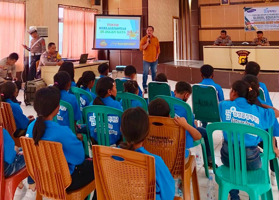 Cegah Narkoba dan Budayakan Tertib Berlalu Lintas, Polres Sarolangun Edukasi Generasi Muda.