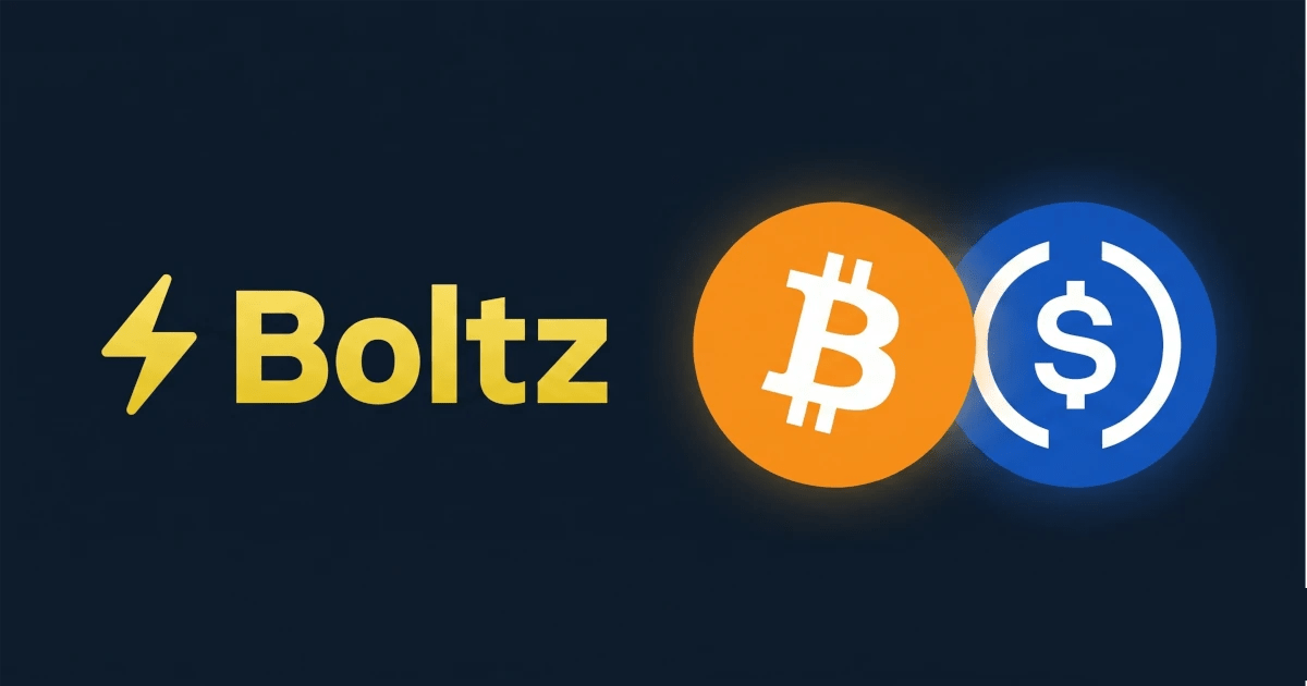 Boltz Launches Non-Custodial USDC Swaps, Bridging Bitcoin Directly to Circle’s Regulated Dollar