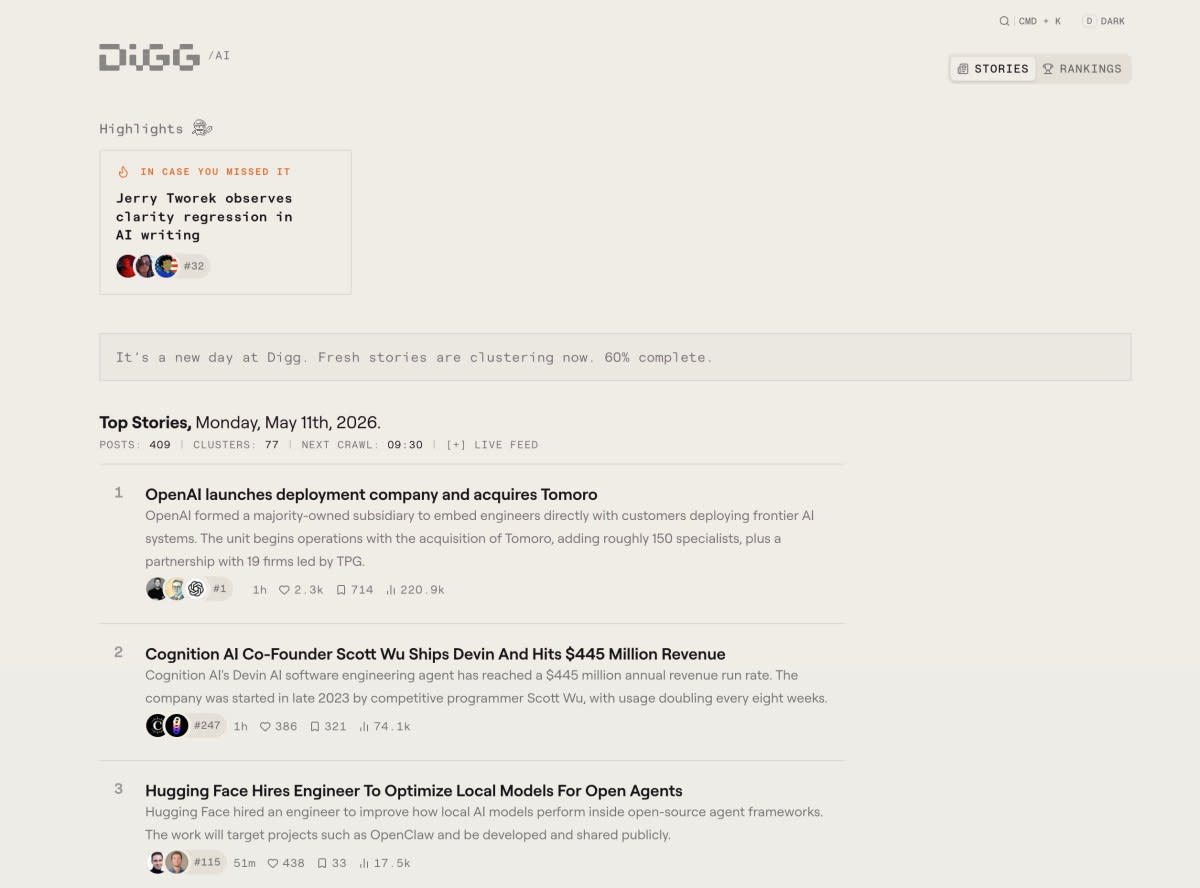 Digg Revival: Can AI-Powered News Aggregation Revitalize a Legacy Brand?