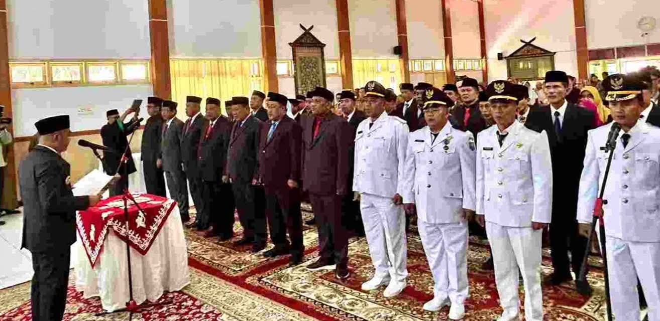 Bupati Bungo H. Dedi Putra Lantik 43 Pejabat Lingkup Pemda Bungo