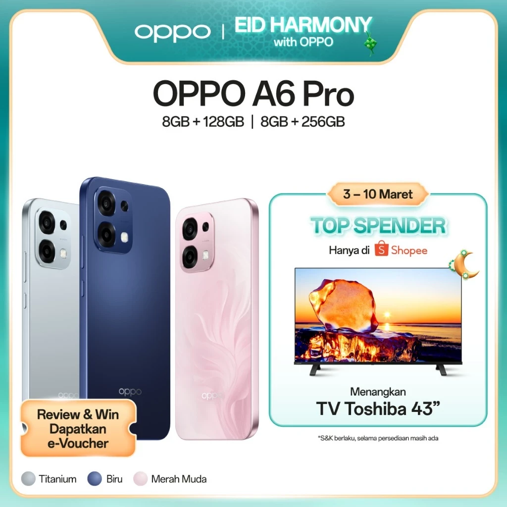 Oppo A6 5G: Ponsel 5G Entry-Level Terbaik dengan Harga Terjangkau